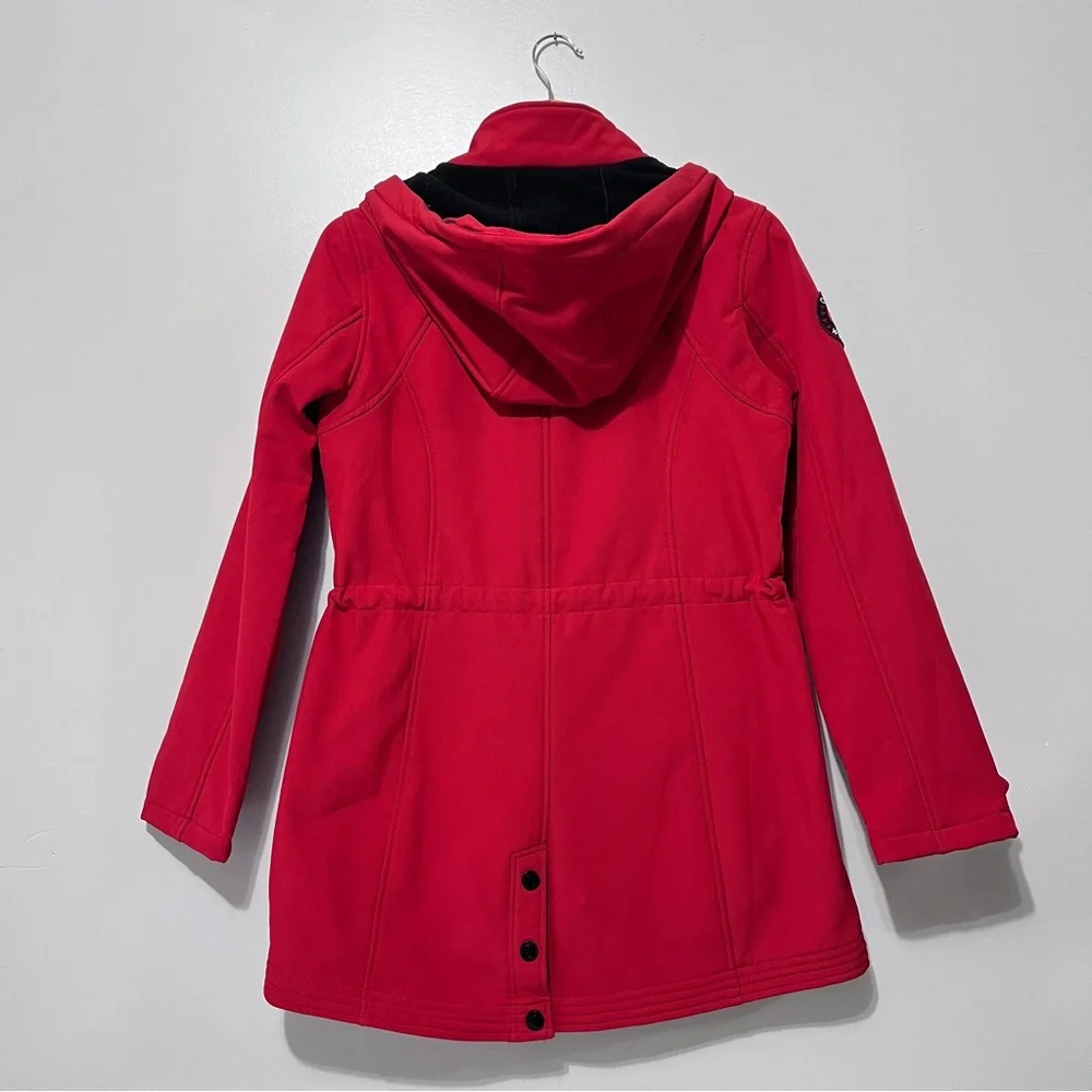 Canada Weather Gear Waterproof Hooded Red Jacket Size Small Outdoor Hiking - Picture 3 of 11